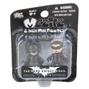 Mezco The Dark Knight Rises Batman & Catwoman 2" Mini Action Figures